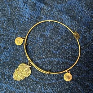 Alex and Ani “Calavera”  Gold Charm Bracelet